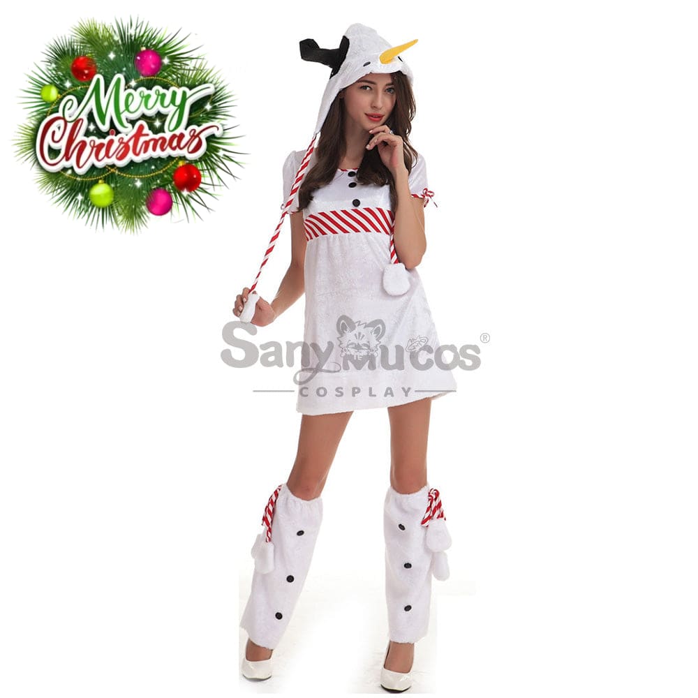 【In Stock】Christmas Cosplay Snowman Costume Costumes