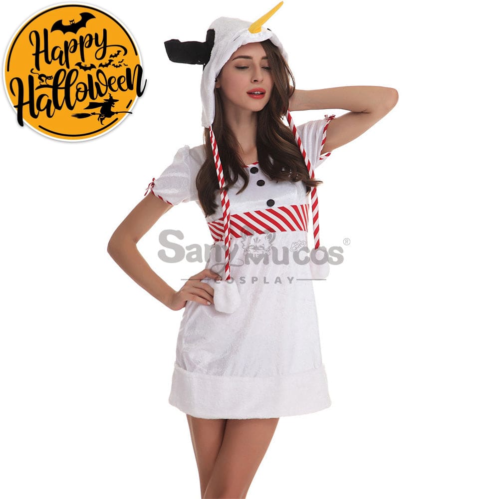 【In Stock】Christmas Cosplay Snowman Costume Costumes