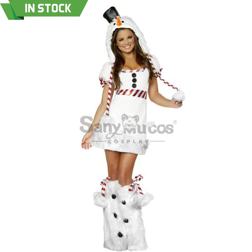 【In Stock】Christmas Cosplay Snowman Costume Costumes