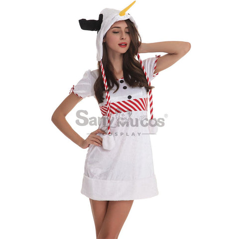 【In Stock】Christmas Cosplay Snowman Costume Costumes