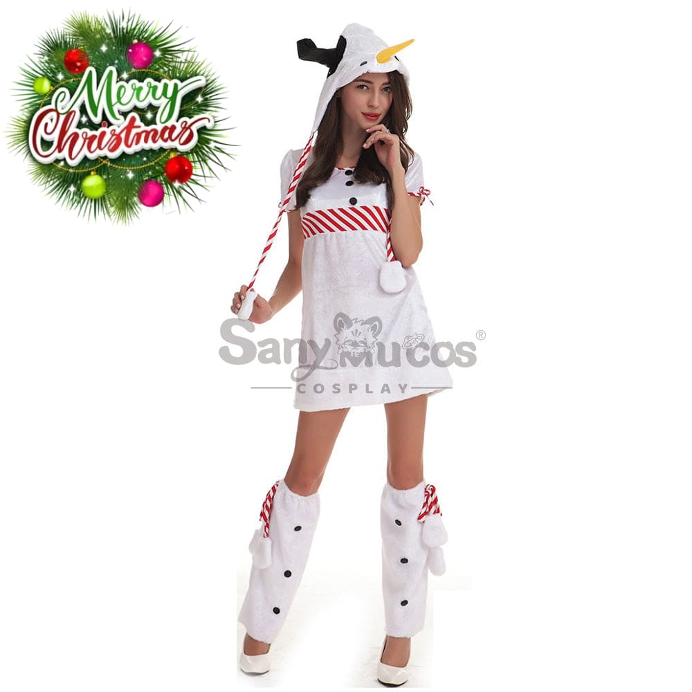 【In Stock】Christmas Cosplay Snowman Costume Costumes