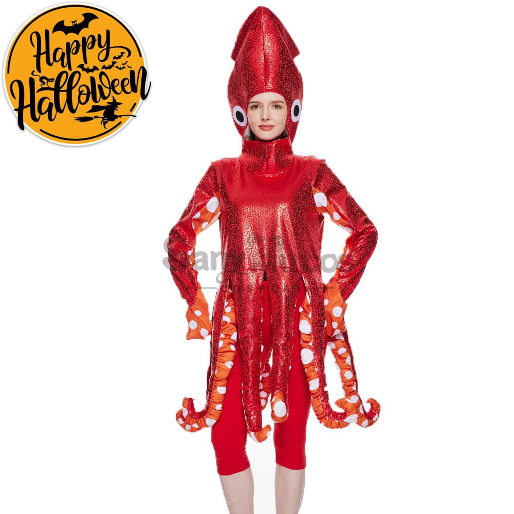 【In Stock】Christmas Cosplay Squid Costume Costumes
