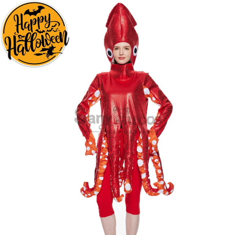 【In Stock】Christmas Cosplay Squid Costume Costumes