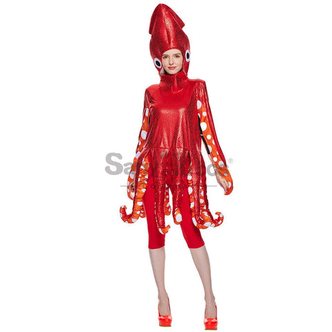 【In Stock】Christmas Cosplay Squid Costume Costumes