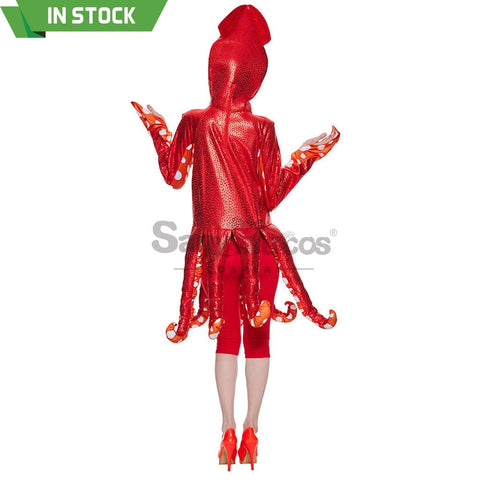 【In Stock】Christmas Cosplay Squid Costume Costumes