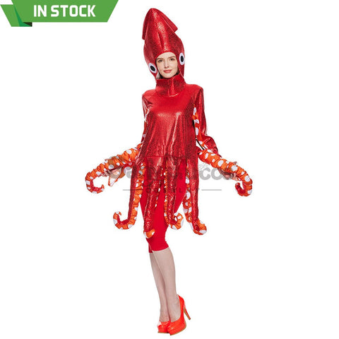 【In Stock】Christmas Cosplay Squid Costume Costumes