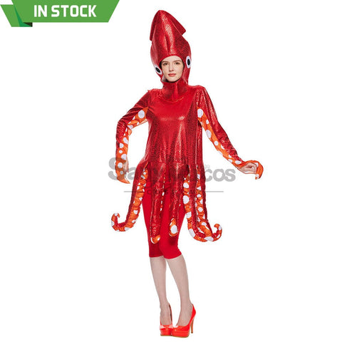 【In Stock】Christmas Cosplay Squid Costume Costumes