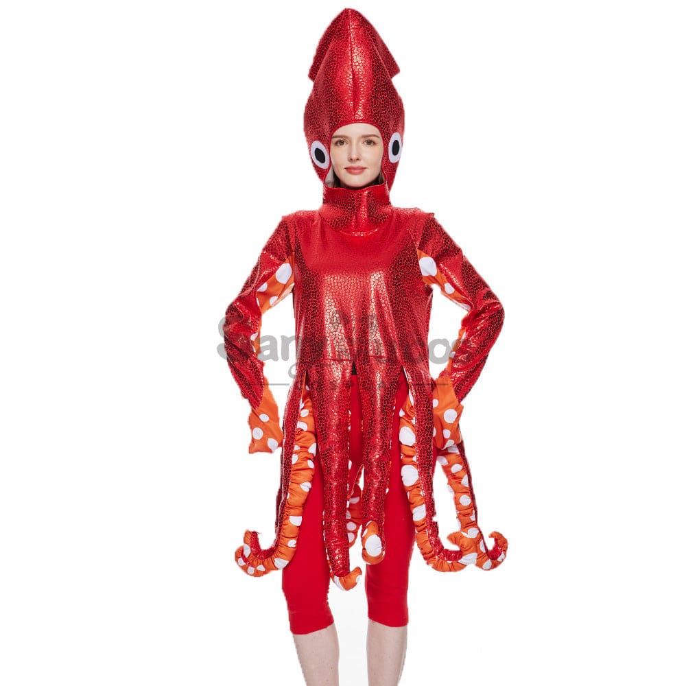 【In Stock】Christmas Cosplay Squid Costume Costumes