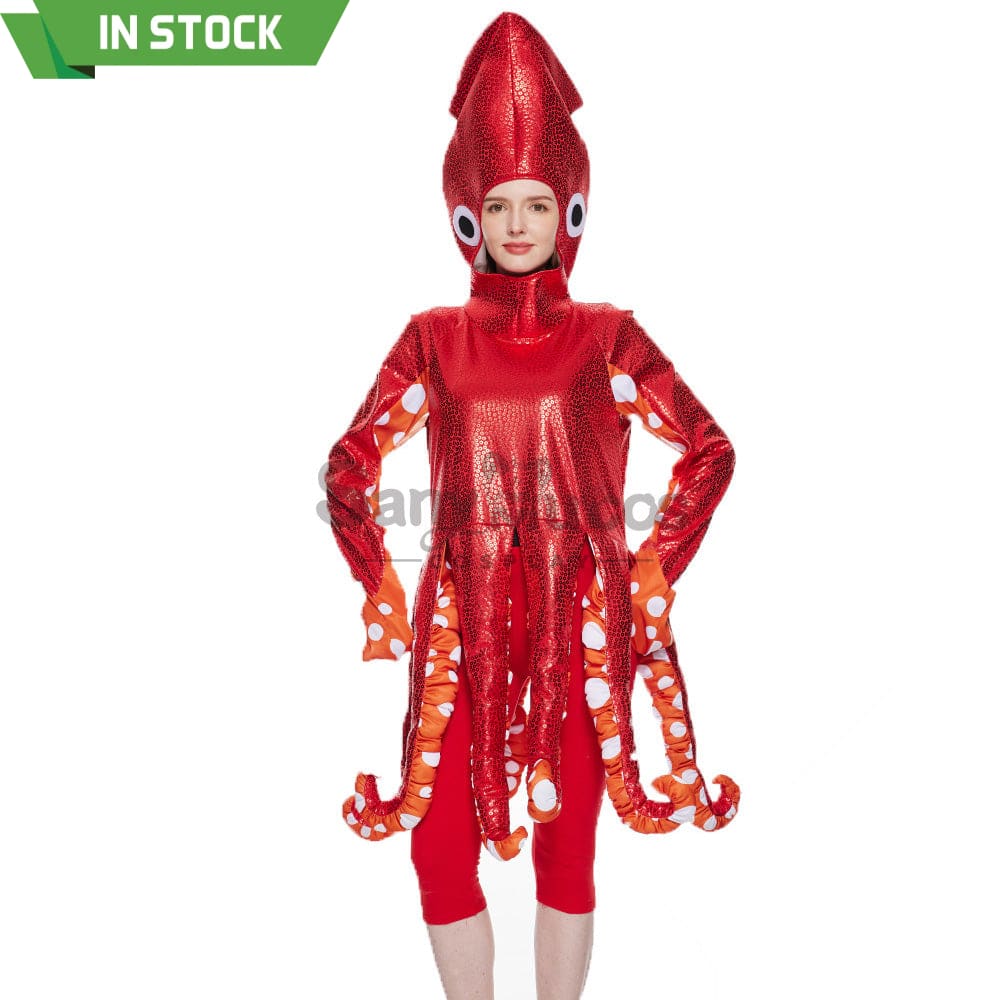 【In Stock】Christmas Cosplay Squid Costume Costumes