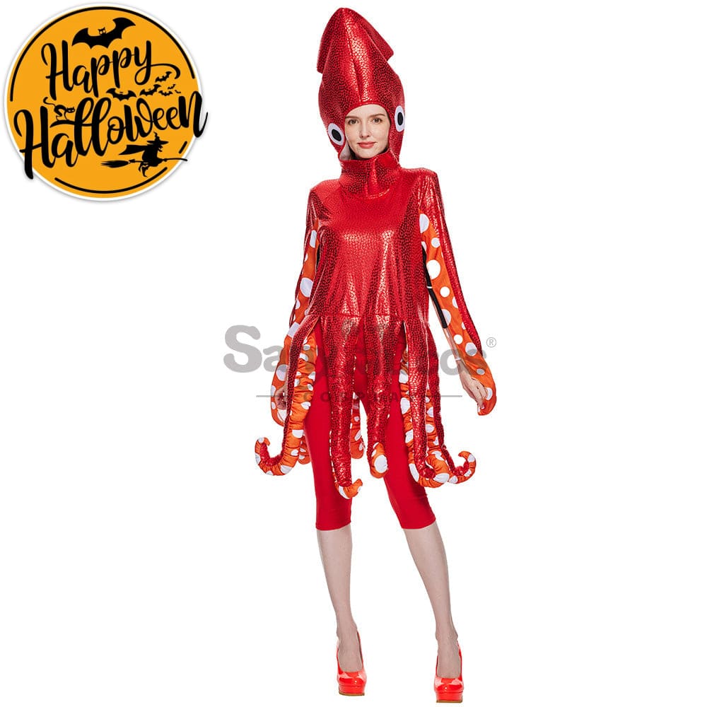 【In Stock】Christmas Cosplay Squid Costume Costumes