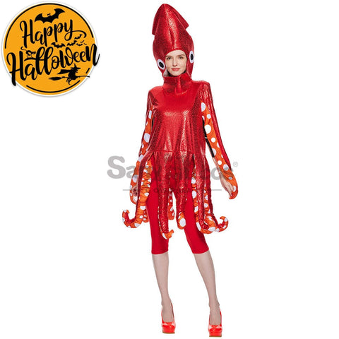 【In Stock】Christmas Cosplay Squid Costume Costumes