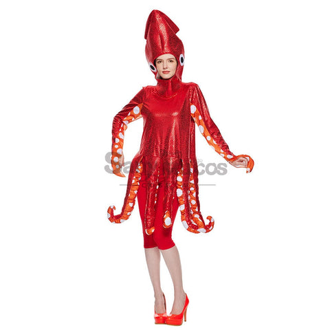 【In Stock】Christmas Cosplay Squid Costume Costumes
