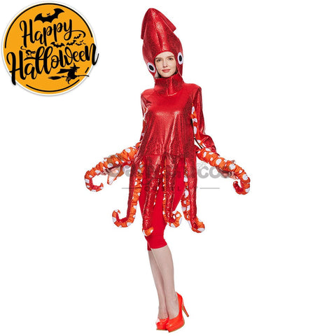 【In Stock】Christmas Cosplay Squid Costume Costumes