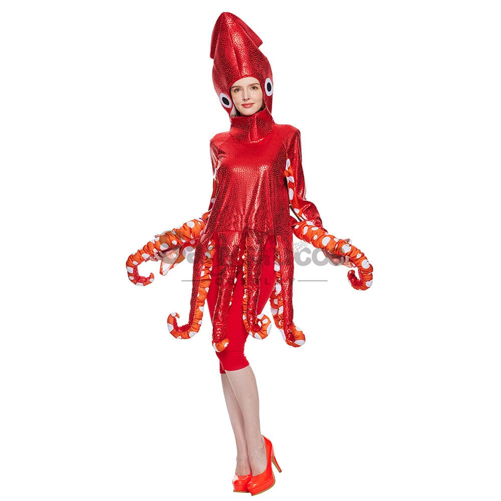 【In Stock】Christmas Cosplay Squid Costume Costumes