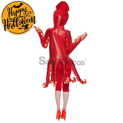 【In Stock】Christmas Cosplay Squid Costume Costumes