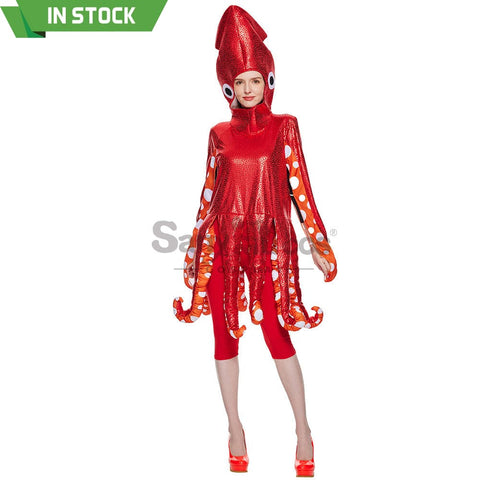 【In Stock】Christmas Cosplay Squid Costume Costumes