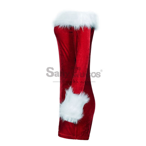 【In Stock】Christmas Cosplay Tube Top Dress Costume Costumes