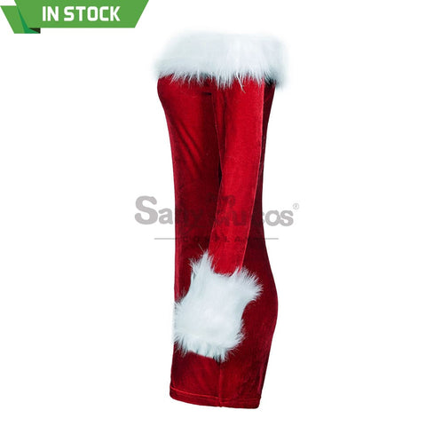 【In Stock】Christmas Cosplay Tube Top Dress Costume Costumes