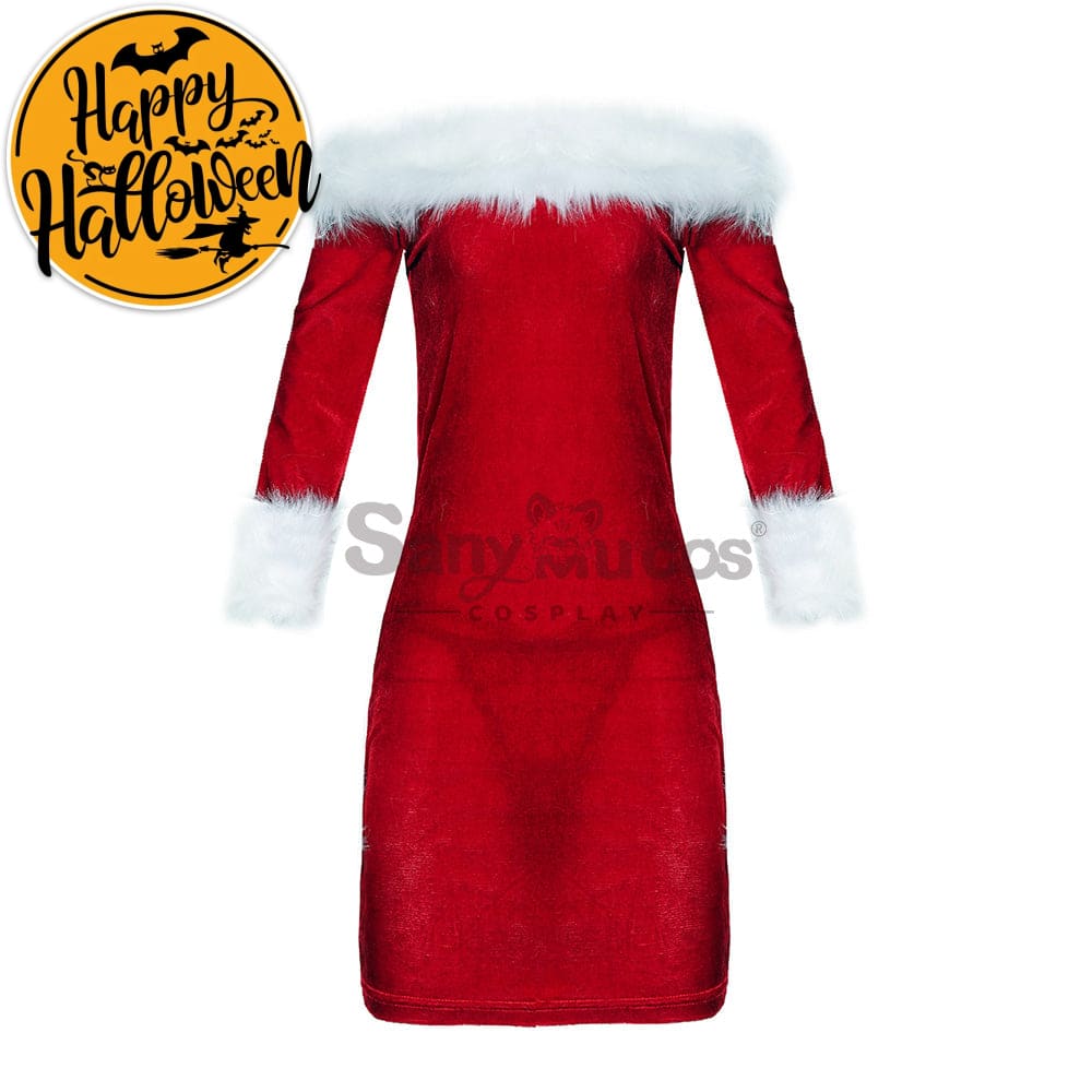 【In Stock】Christmas Cosplay Tube Top Dress Costume Costumes