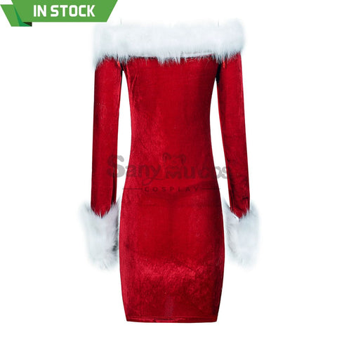 【In Stock】Christmas Cosplay Tube Top Dress Costume Costumes