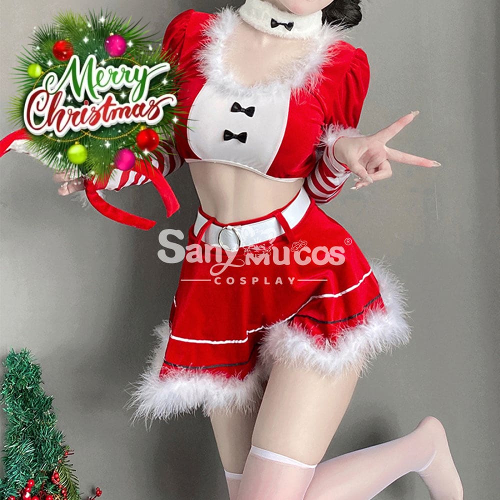 【In Stock】Christmas Cosplay Two-Piece Bunny Girl Suit Costume Costumes