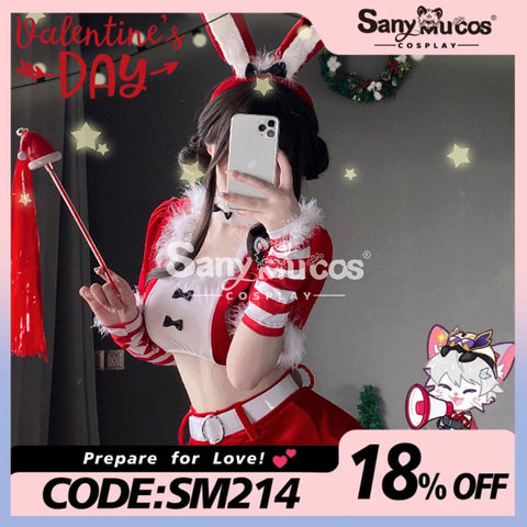 【In Stock】Christmas Cosplay Two-Piece Bunny Girl Suit Costume Costumes