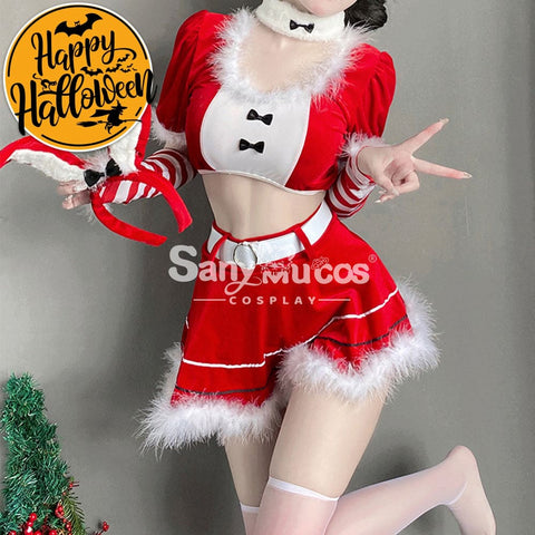 【In Stock】Christmas Cosplay Two-Piece Bunny Girl Suit Costume Costumes