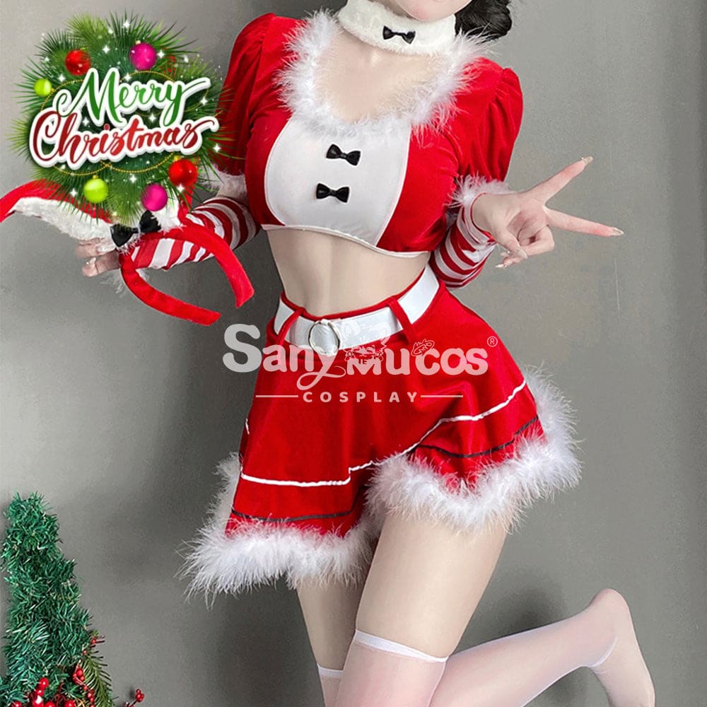 【In Stock】Christmas Cosplay Two-Piece Bunny Girl Suit Costume Costumes