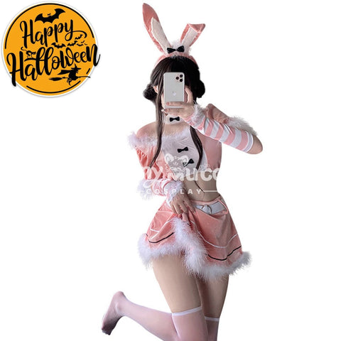 【In Stock】Christmas Cosplay Two-Piece Bunny Girl Suit Costume Costumes
