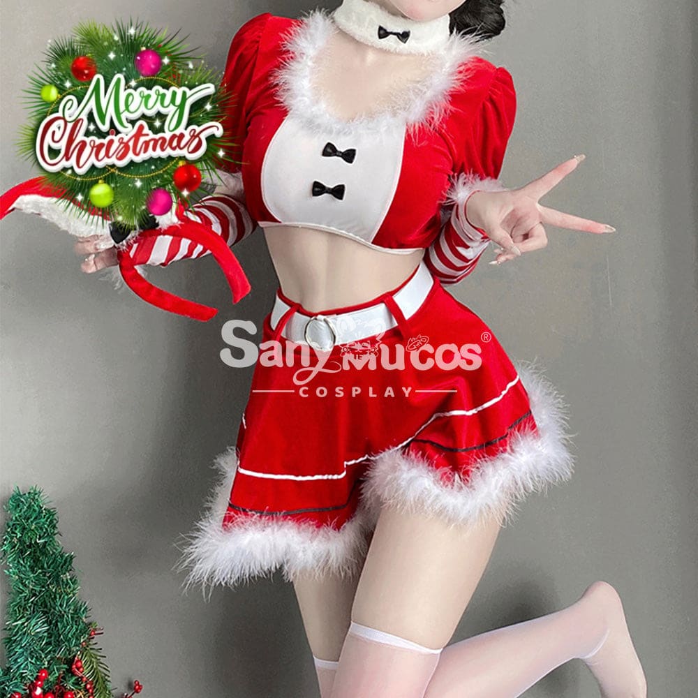 【In Stock】Christmas Cosplay Two-Piece Bunny Girl Suit Costume Costumes