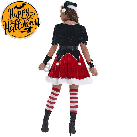 【In Stock】Christmas Cosplay Two Piece Dress Costume Costumes