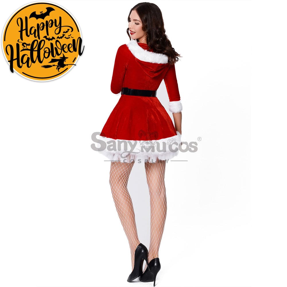 【In Stock】Christmas Cosplay V-Neck Dresses Costume Costumes
