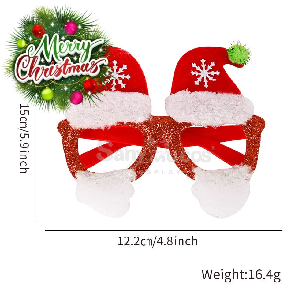 【In Stock】Christmas Glasses Party Decorations B Cosplay Prop