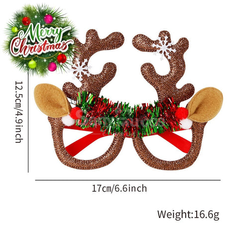 【In Stock】Christmas Glasses Party Decorations C Cosplay Prop