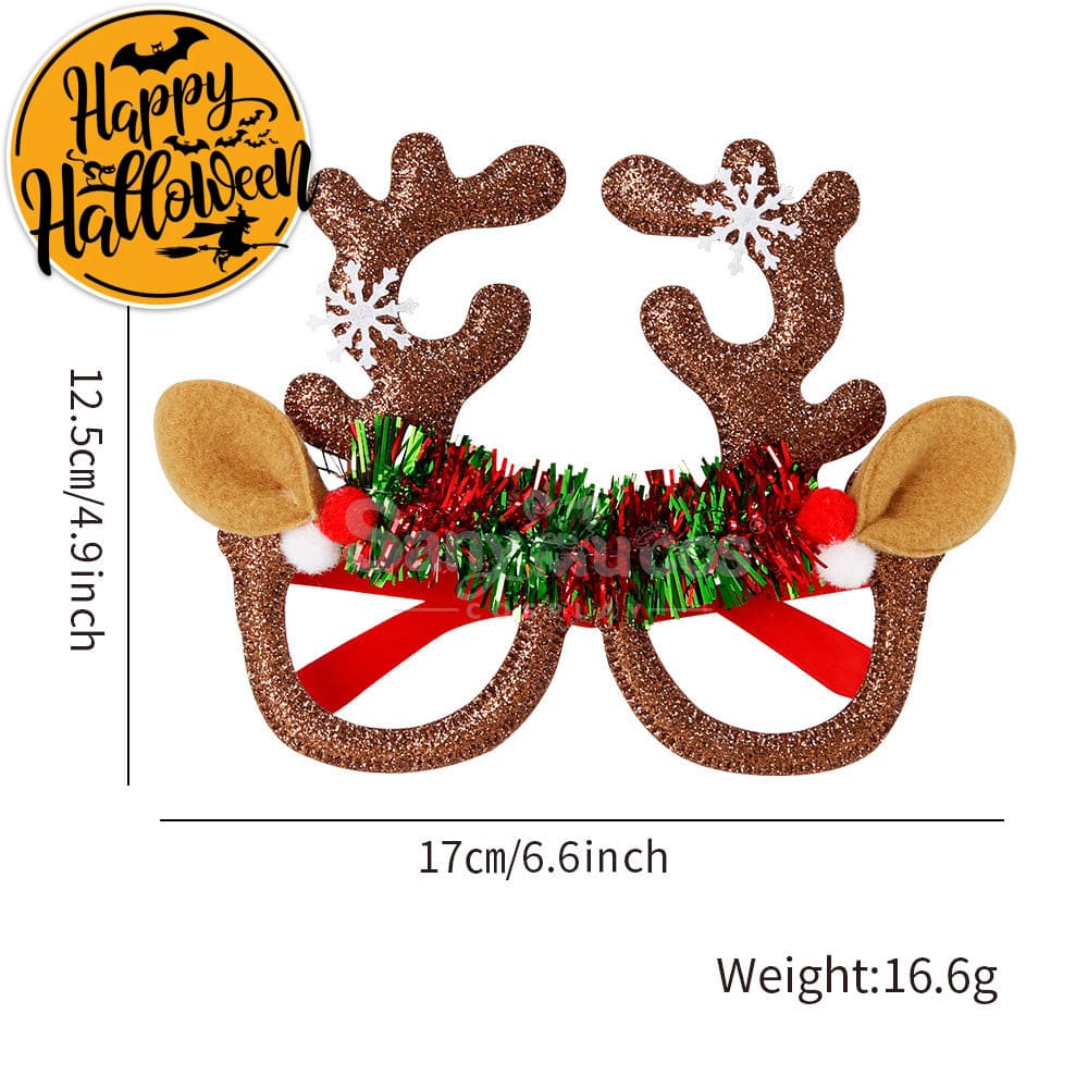 【In Stock】Christmas Glasses Party Decorations C Cosplay Prop