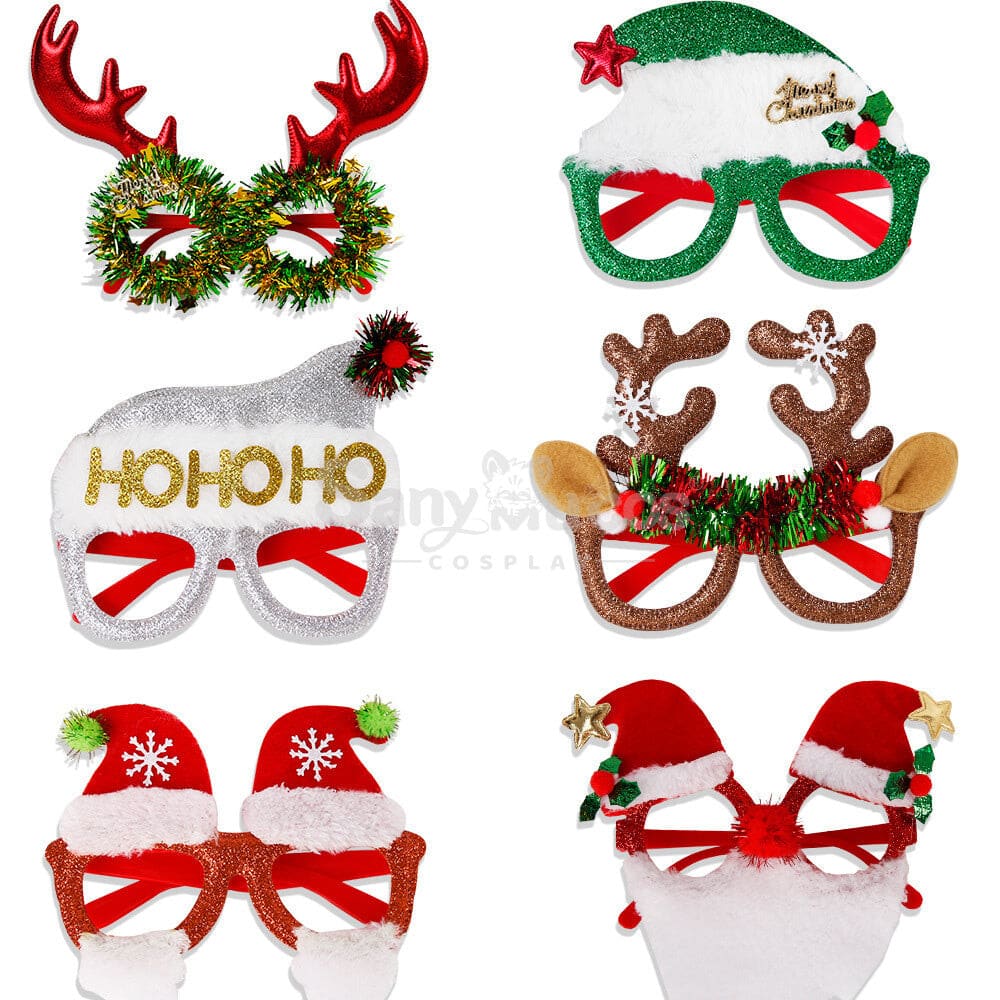 【In Stock】Christmas Glasses Party Decorations Cosplay Prop