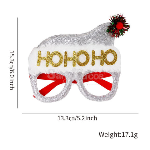 【In Stock】Christmas Glasses Party Decorations D Cosplay Prop