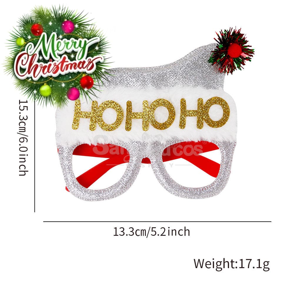 【In Stock】Christmas Glasses Party Decorations D Cosplay Prop