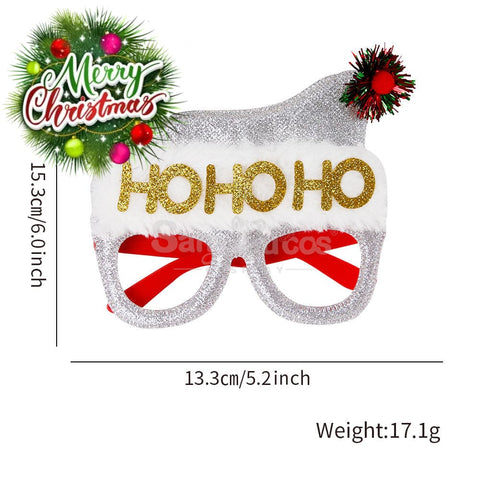 【In Stock】Christmas Glasses Party Decorations D Cosplay Prop