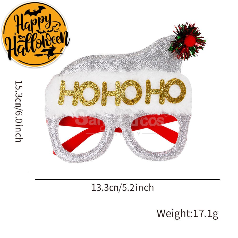 【In Stock】Christmas Glasses Party Decorations D Cosplay Prop