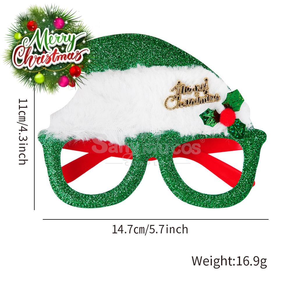 【In Stock】Christmas Glasses Party Decorations F Cosplay Prop