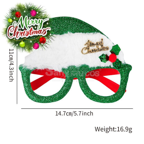 【In Stock】Christmas Glasses Party Decorations F Cosplay Prop