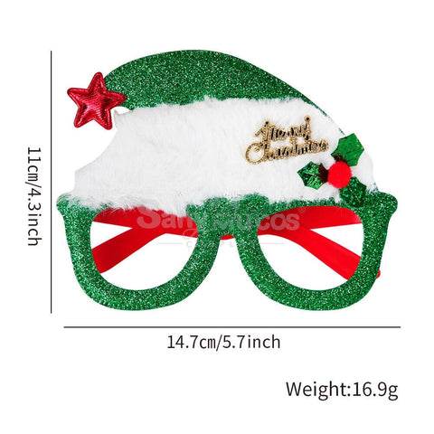 【In Stock】Christmas Glasses Party Decorations F Cosplay Prop