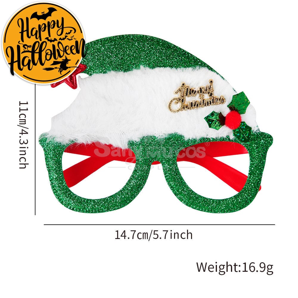 【In Stock】Christmas Glasses Party Decorations F Cosplay Prop
