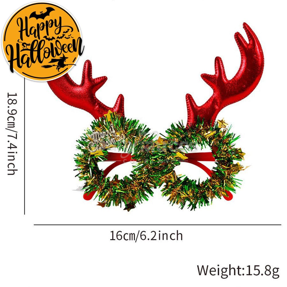 【In Stock】Christmas Glasses Party Decorations G Cosplay Prop
