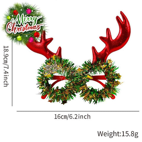 【In Stock】Christmas Glasses Party Decorations G Cosplay Prop
