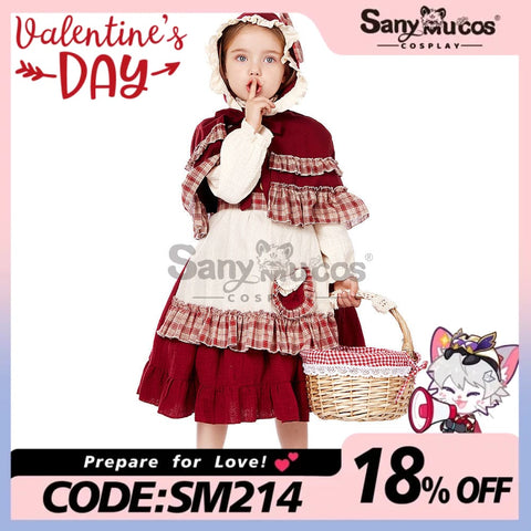 【In Stock】Christmas/Halloween Cosplay Lolita Red Riding Hood Costume Kid Size Costumes