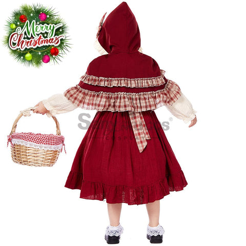 【In Stock】Christmas/Halloween Cosplay Lolita Red Riding Hood Costume Kid Size Costumes