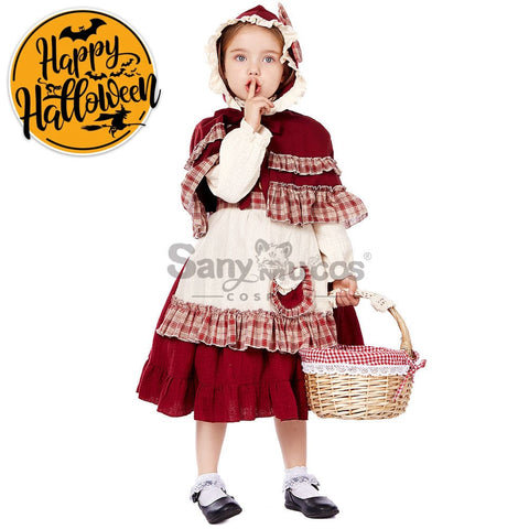 【In Stock】Christmas/Halloween Cosplay Lolita Red Riding Hood Costume Kid Size Costumes