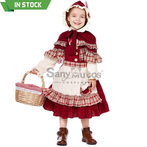 【In Stock】Christmas/Halloween Cosplay Lolita Red Riding Hood Costume Kid Size Costumes